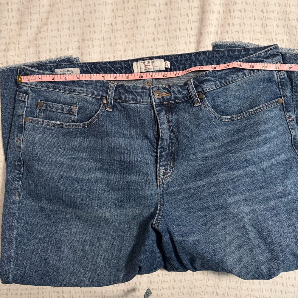 Torrid High rise straight Jeans 20S - Picture 4 of 11